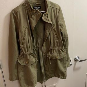 Fashion Union Green Cargo Jacket